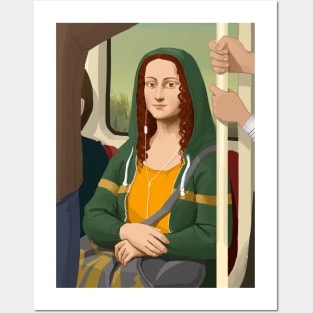 Mona Lisa Commute Posters and Art